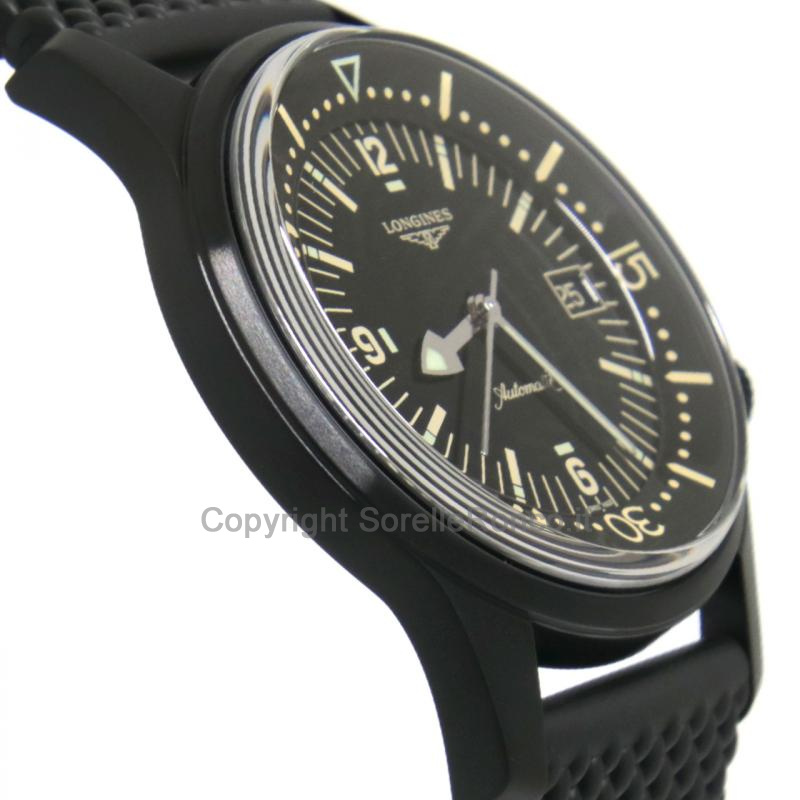 LONGINES LEGEND DIVER 42MM NERO PVD AUTOMATICO