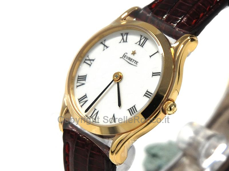 OROLOGIO LEVRETTE QUADRANTE BIANCO