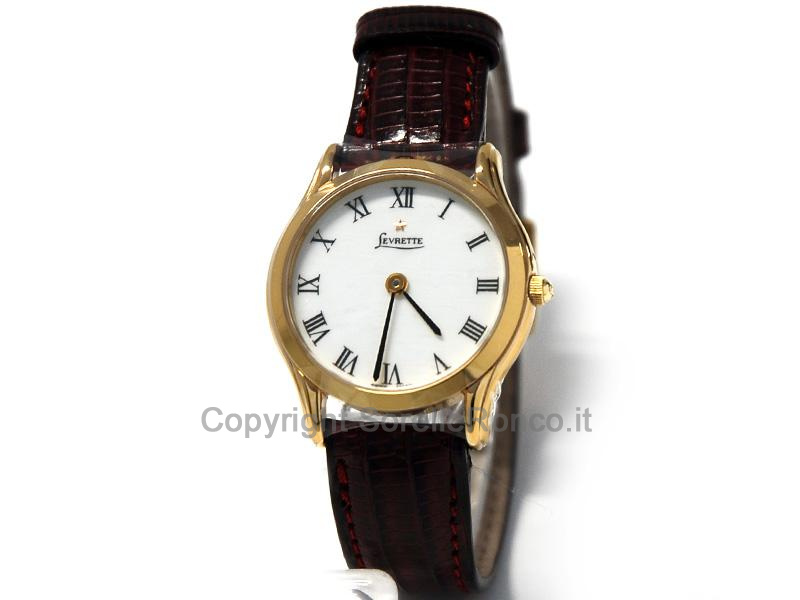 OROLOGIO LEVRETTE QUADRANTE BIANCO