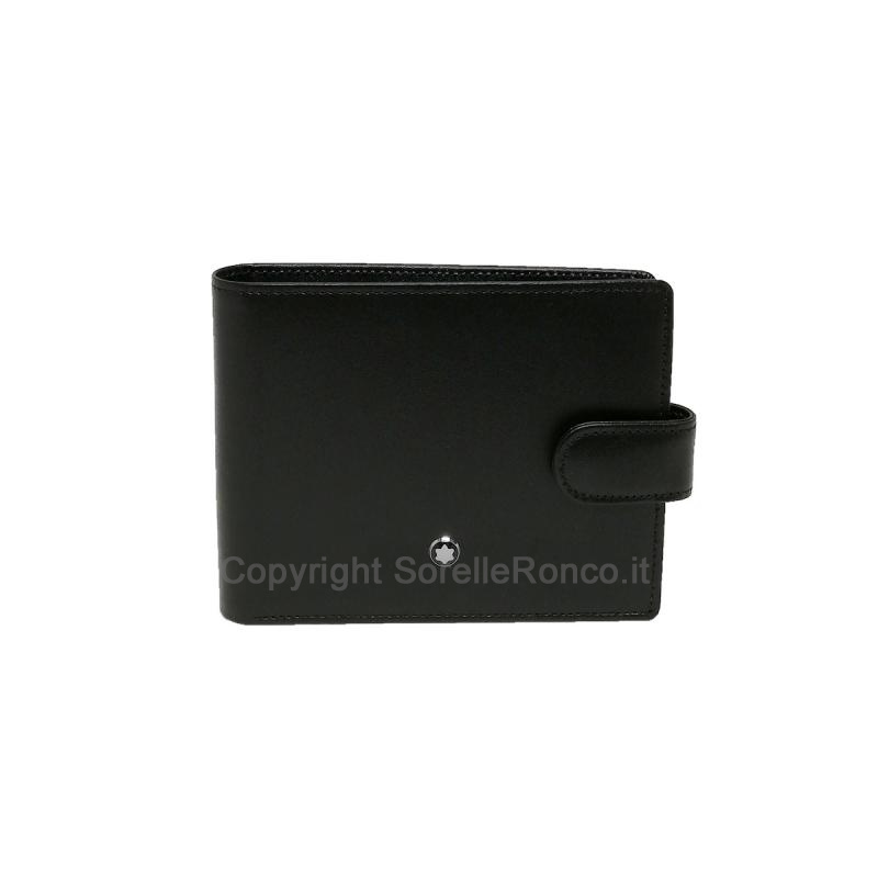PORTAFOGLIO MONTBLANC 4CC POCKET PELLE NERO