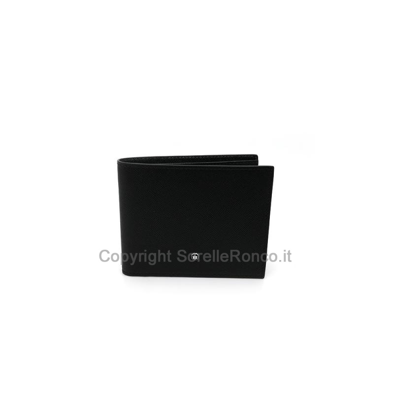 PORTAFOGLIO MONTBLANC 6CC POCKET SARTORIAL NERO