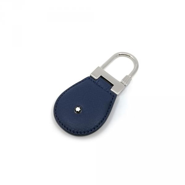 113240 - Portachiavi Montblanc Sartorial Pelle Blu