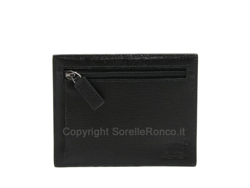 PORTACARTE MONTBLANC WESTSIDE 4810 PELLE NERO 8CC