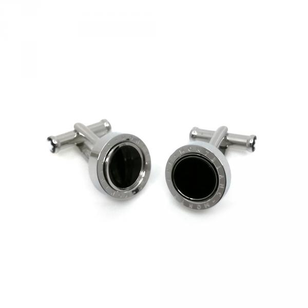 116664 - Gemelli Montblanc Acciaio Pietra Onice