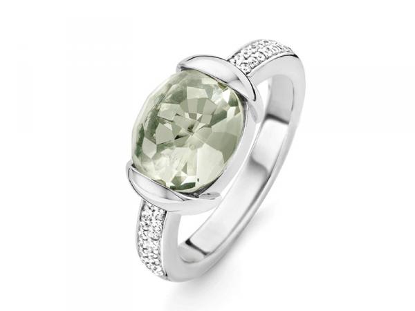 12057GG - Anello Zircone Verde Ti Sento Milano