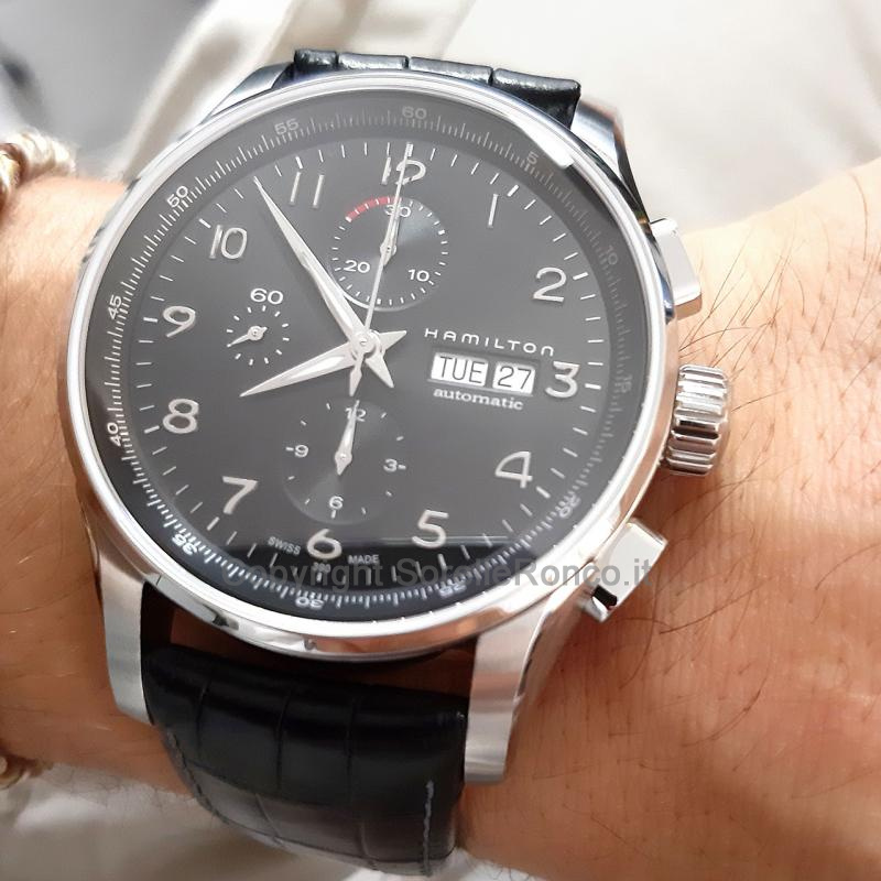 HAMILTON JAZZMASTER MAESTRO CHRONO NERO 45MM