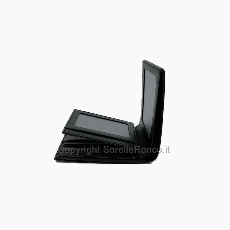 PORTAFOGLIO MONTBLANC 6CC POCKET PELLE NERO