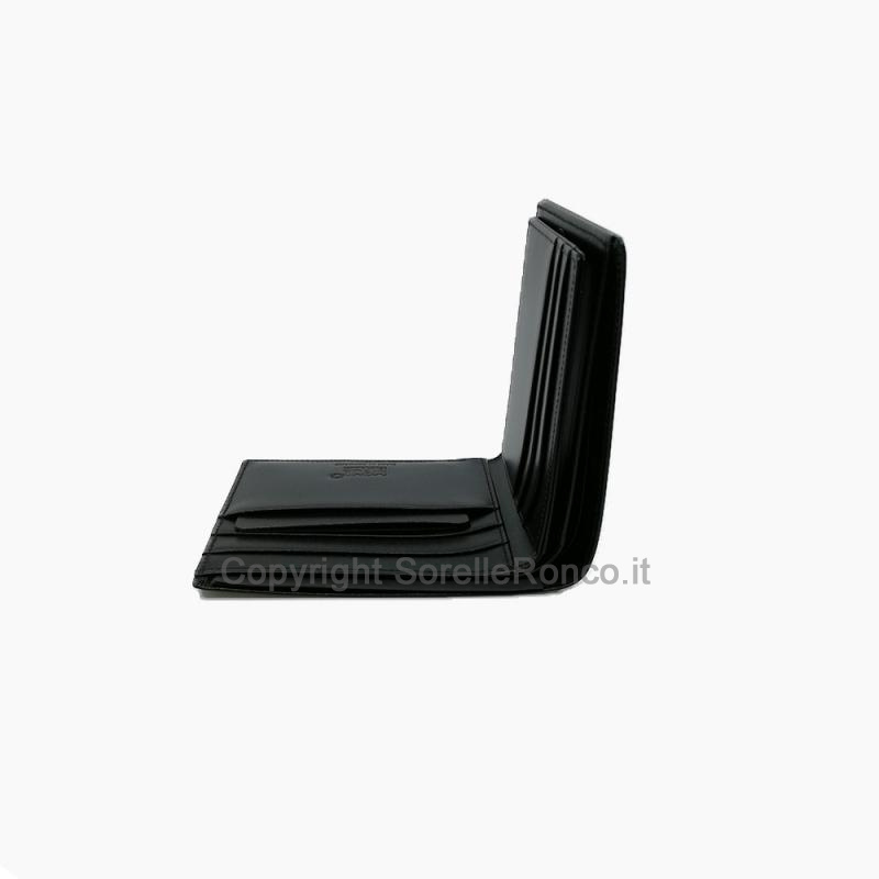 PORTAFOGLIO MONTBLANC 6CC POCKET PELLE NERO