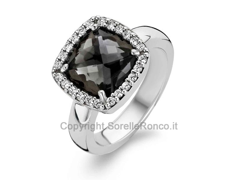 ANELLO TI SENTO MILANO CON ZIRCONI