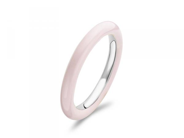 1848EP-58 - Anello Ti Sento Milano Smaltato Rosa