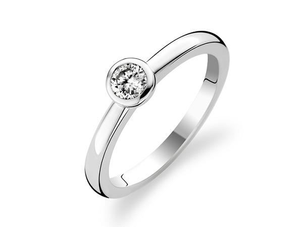 1868ZI-54 - Anello Solitario Argento Ti Sento Milano