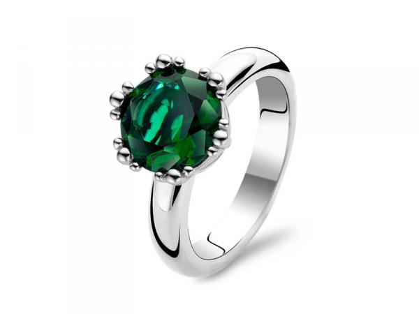 1884FG-58 - Anello Ti Sento Milano Zircone Verde