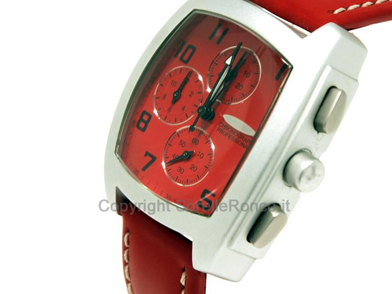 CHRONOSMART OROLOGIO CHRONO ROSSO
