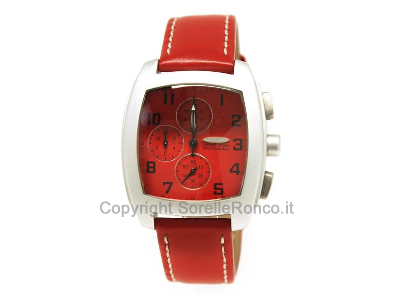 CHRONOSMART OROLOGIO CHRONO ROSSO