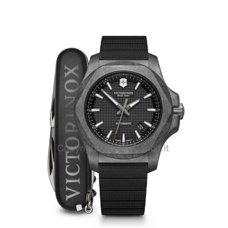 VICTORINOX I.N.O.X. CARBON NERO 43MM GOMMA NERA