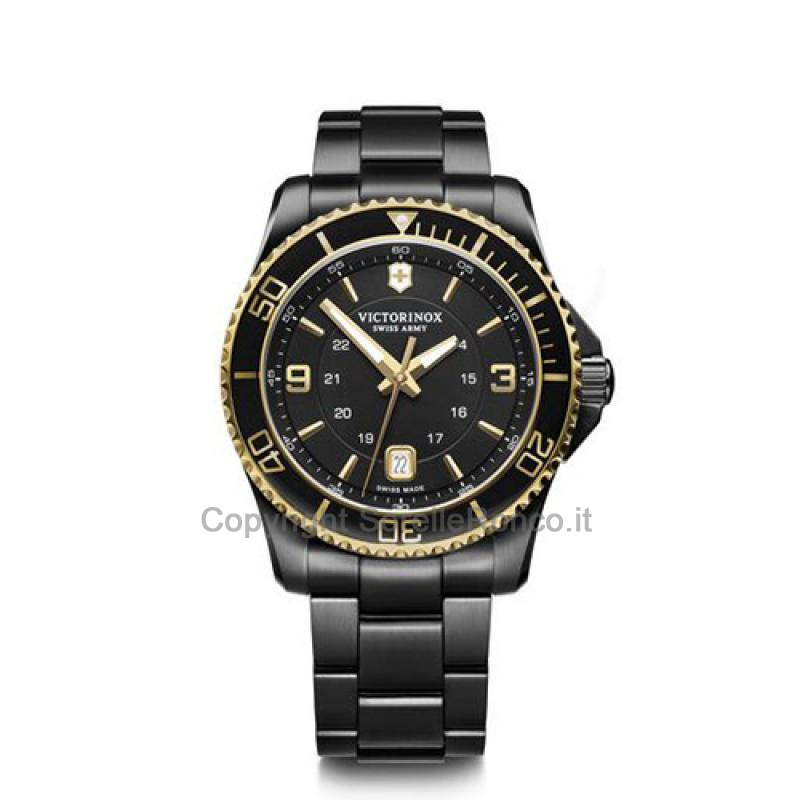 VICTORINOX MAVERICK LARGE NERO 43MM ACCIAIO