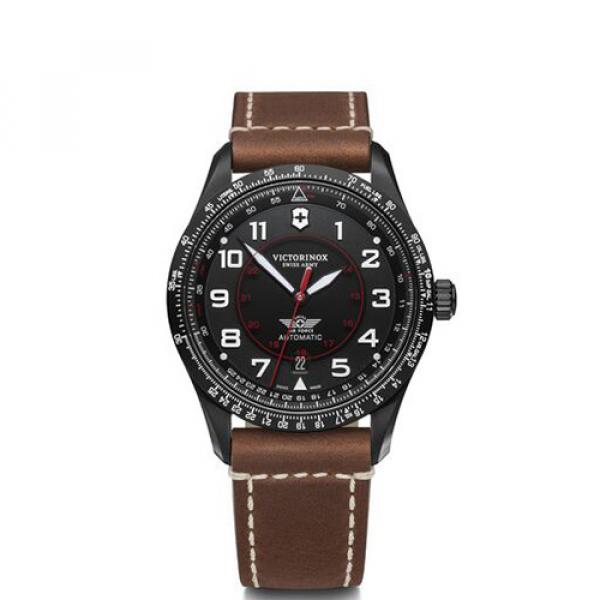 241886 - Victorinox Airboss Mechanical Nero 42mm Pelle