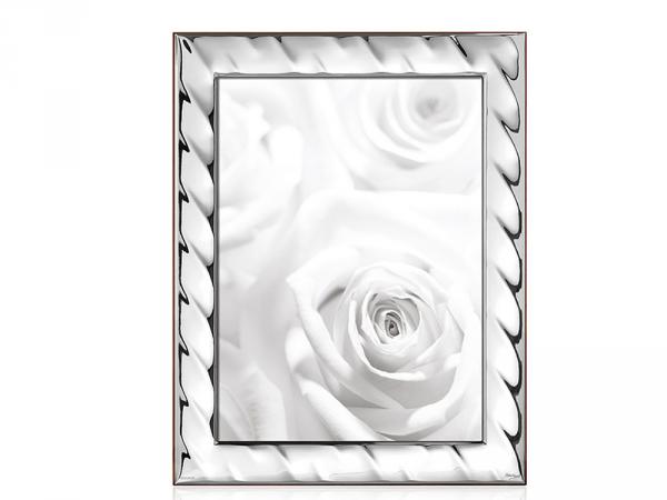 26007M - Cornice Portafoto Ottaviani Argento Soft Swarovski
