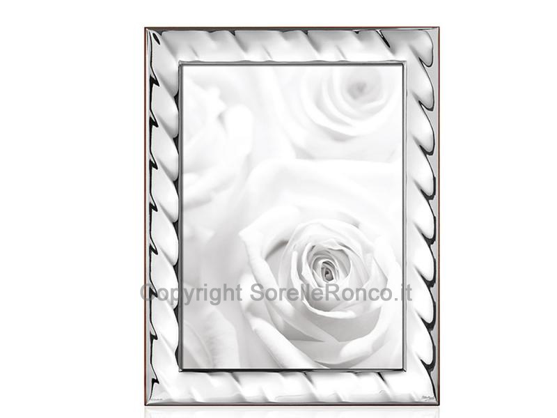 CORNICE PORTAFOTO OTTAVIANI ARGENTO SOFT SWAROVSKI