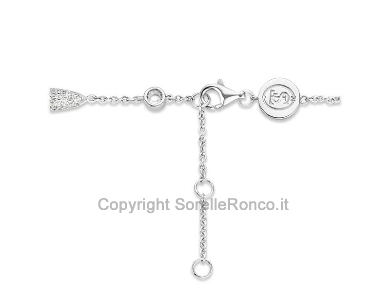 BRACCIALE IN ARGENTO TI SENTO MILANO