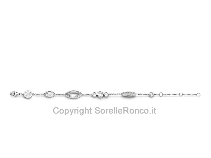 BRACCIALE IN ARGENTO TI SENTO MILANO