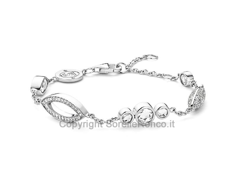 BRACCIALE IN ARGENTO TI SENTO MILANO