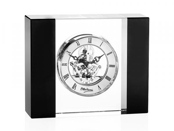 29703 - Orologio Ottaviani da Tavolo in Cristallo