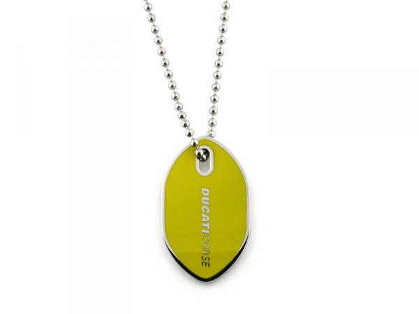 31500562 - Ducati Collana Acciaio Smalto Oro
