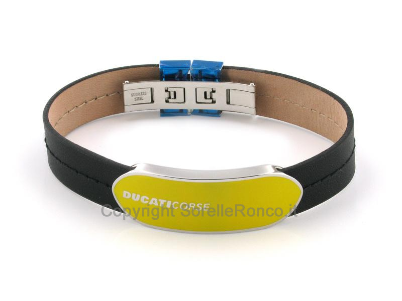 DUCATI BRACCIALE GOMMA E ACCIAIO
