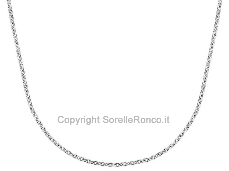CATENA TI SENTO MILANO IN ARGENTO 42 CM