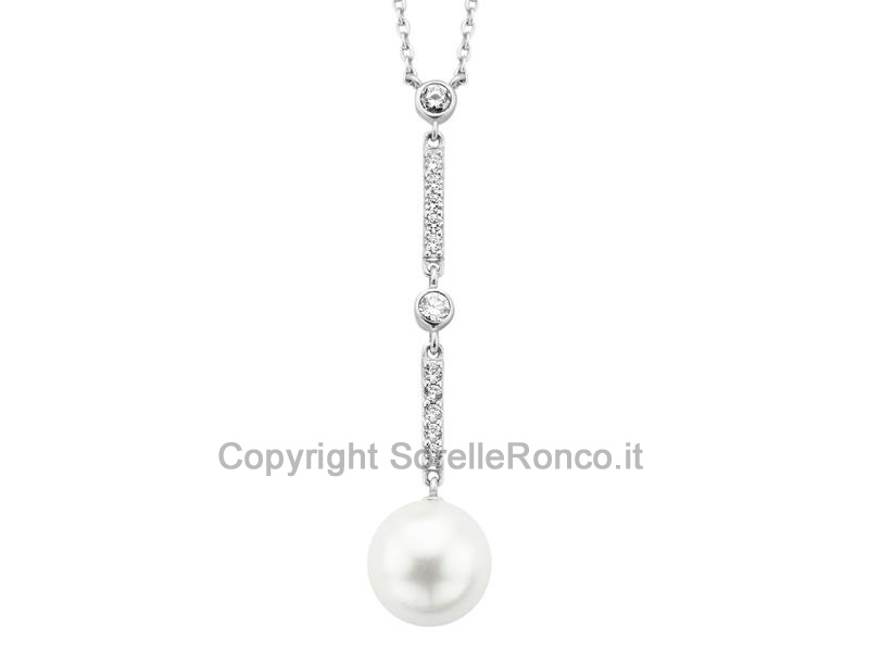 TI SENTO MILANO COLLANA PERLA SWAROVSKI