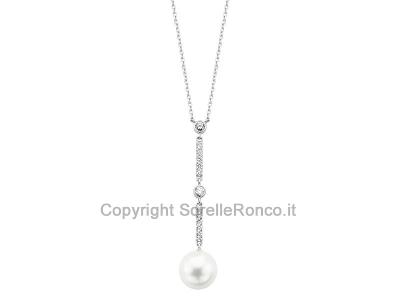 TI SENTO MILANO COLLANA PERLA SWAROVSKI