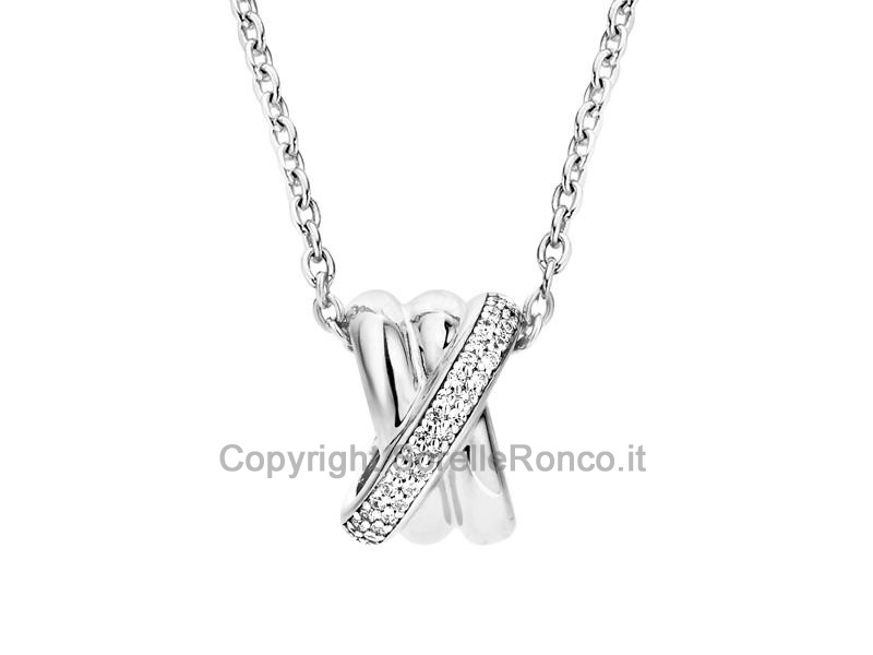 COLLANA ARGENTO TI SENTO MILANO