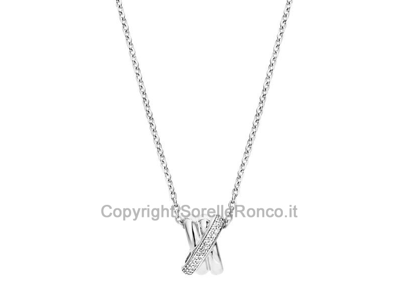 COLLANA ARGENTO TI SENTO MILANO
