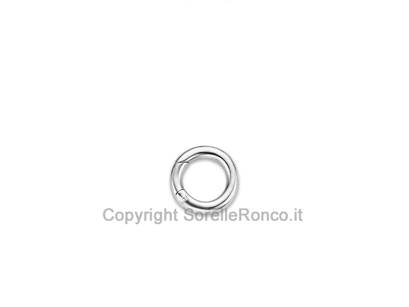 CHIUSURA COLLANA A ANELLO E PORTA CHARM 