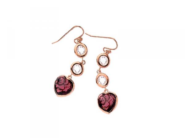49641 - Orecchini Ottaviani AMANDA Argento Rose