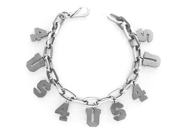 4UBR0133 - Bracciale 4US Acciaio Lucido 