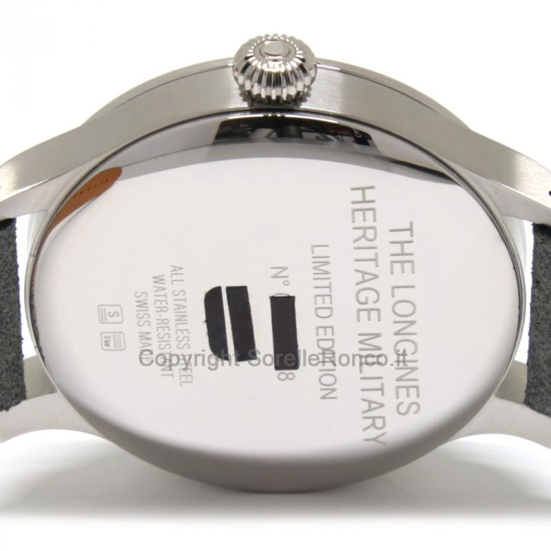 LONGINES HERITAGE MILITARY 1938 NERO 43MM