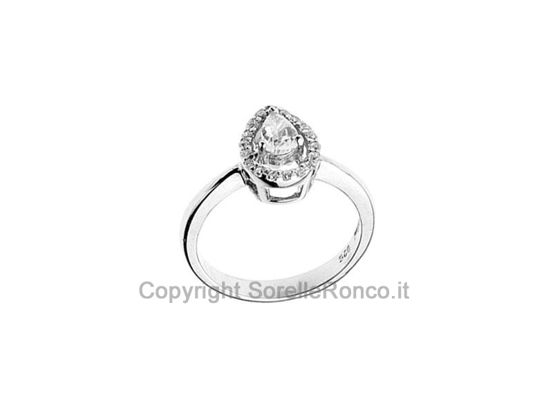 ANELLO OTTAVIANI NATALIA IN ARGENTO