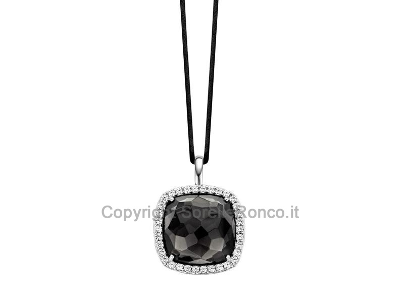 TI SENTO MILANO PENDENTE ZIRCONE NERO