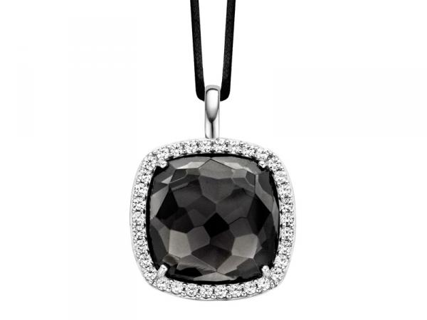 6718BL - Ti Sento Milano Pendente Zircone Nero