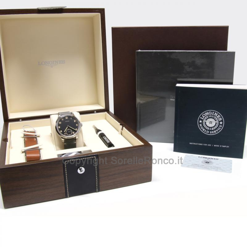 LONGINES HERITAGE MILITARY 1938 NERO 43MM