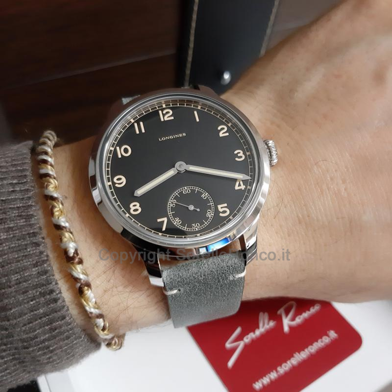 LONGINES HERITAGE MILITARY 1938 NERO 43MM