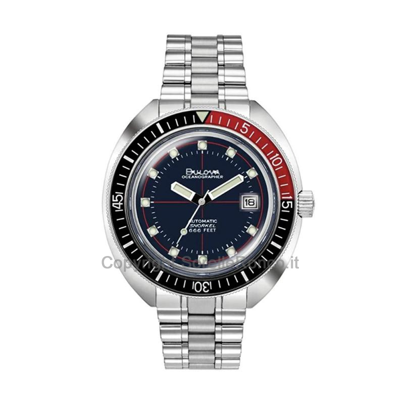 BULOVA OCEANOGRAPHER DEVIL DIVER GHIERA NERA ROSSA