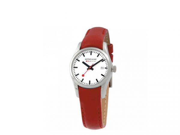 A629-30341-11SBC-XL - Orologio Mondaine Retro 28mm Rosso