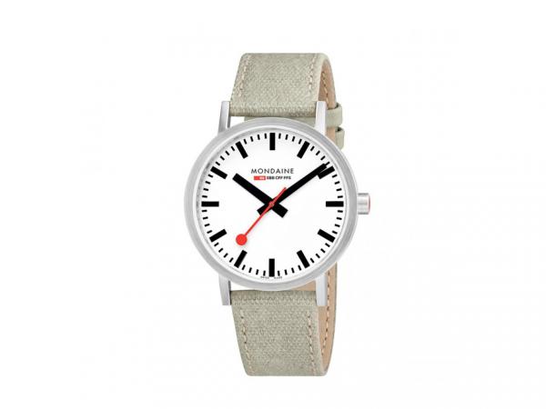 A660-30360-16SBG - Mondaine Classic 40mm Tessuto