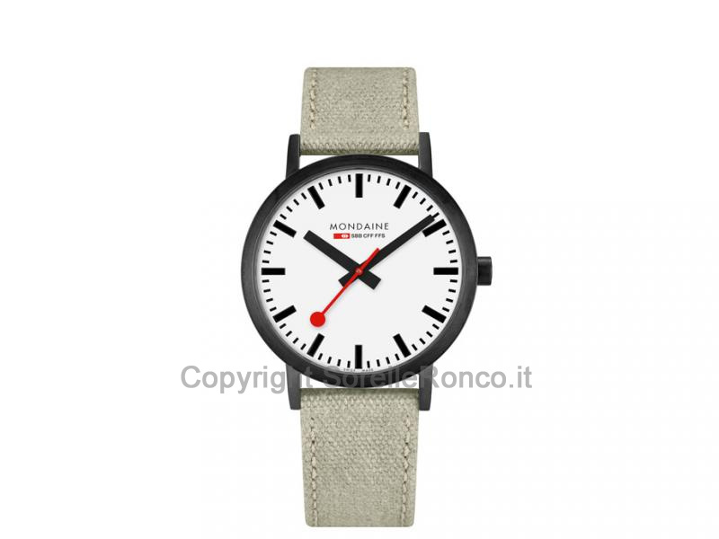 MONDAINE CLASSIC 40MM IP NERO