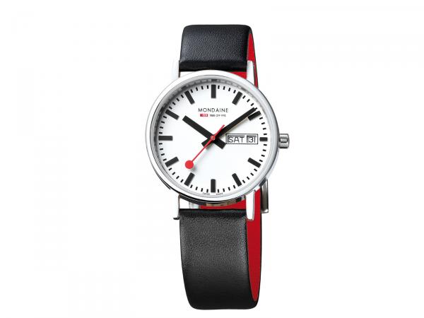 A667-30314-11SBB - Mondaine Classic 36mm DayDate Bianco