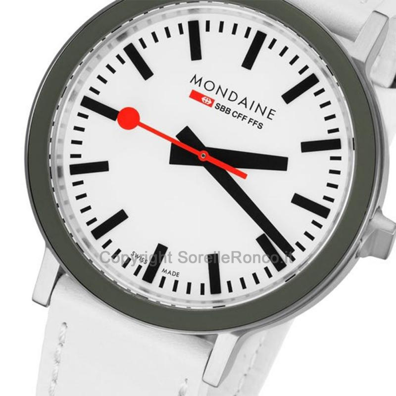 MONDAINE STOP2GO GOTTARDO 41MM BIANCO LIMITED