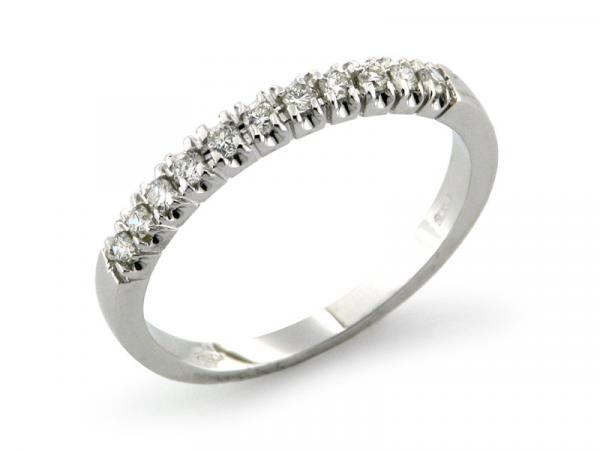 CF00197 - Anello Riviera Oro e Diamanti 0.22 Ct